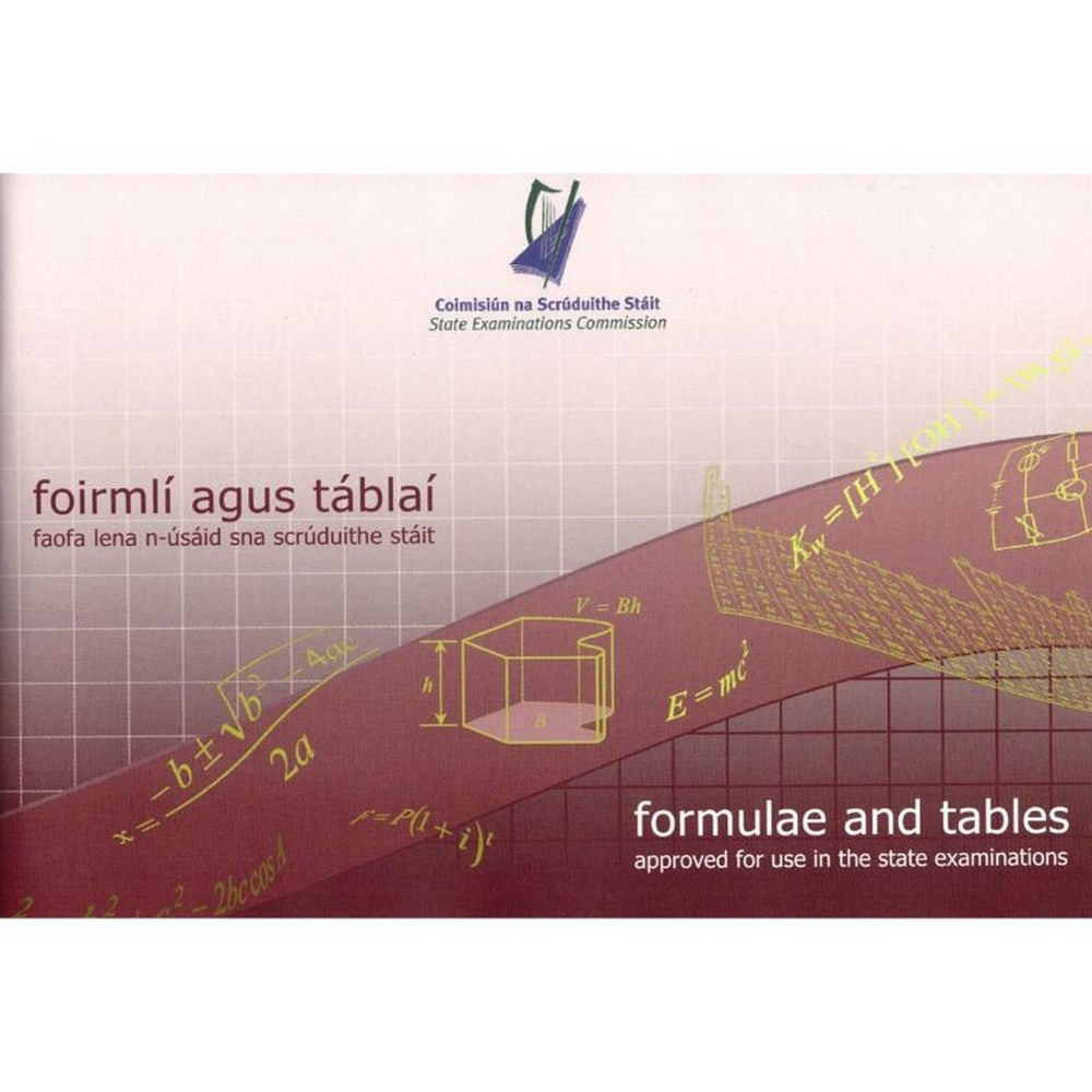 Formulae & Tables (Log Tables)