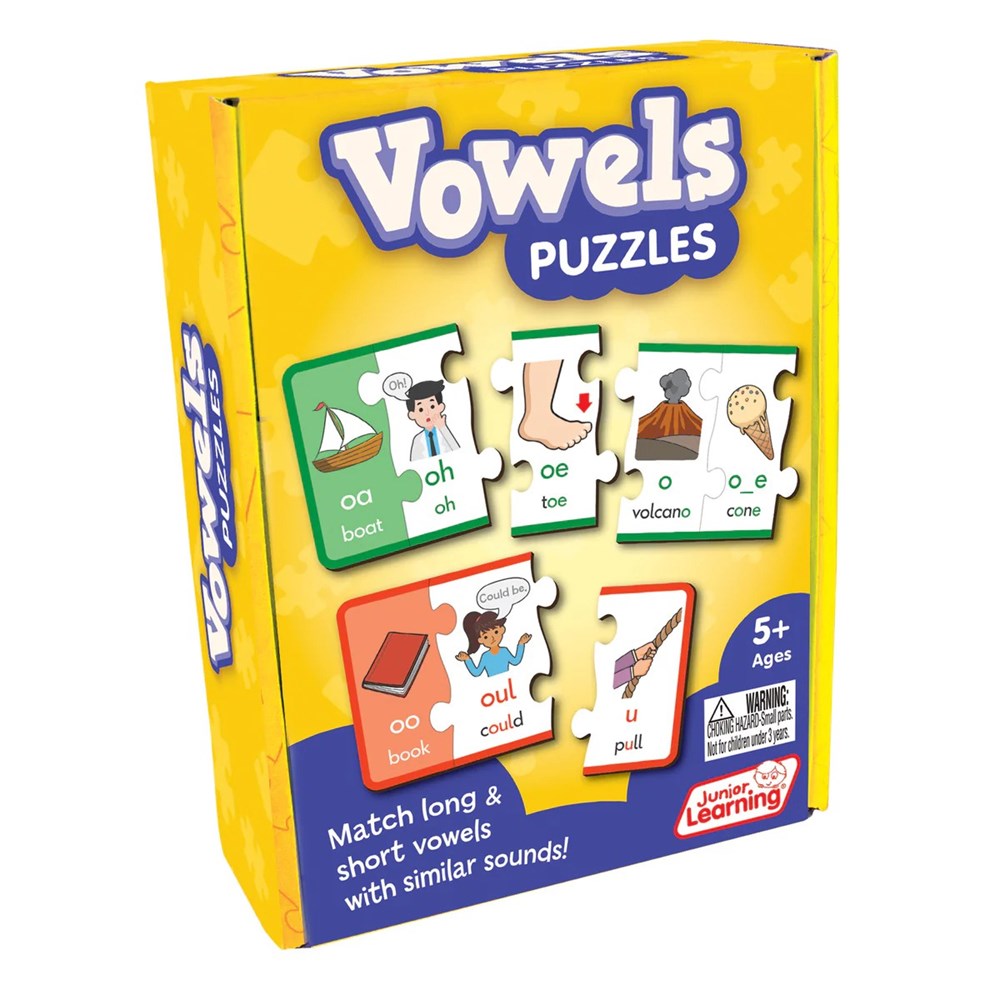 Junior Learning Vowels Puzzles