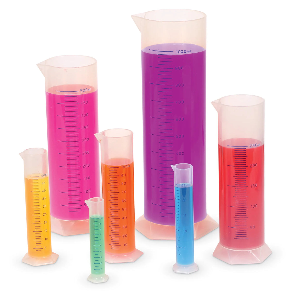 Learning Resources Graduated Cylinder (Set Of 7)