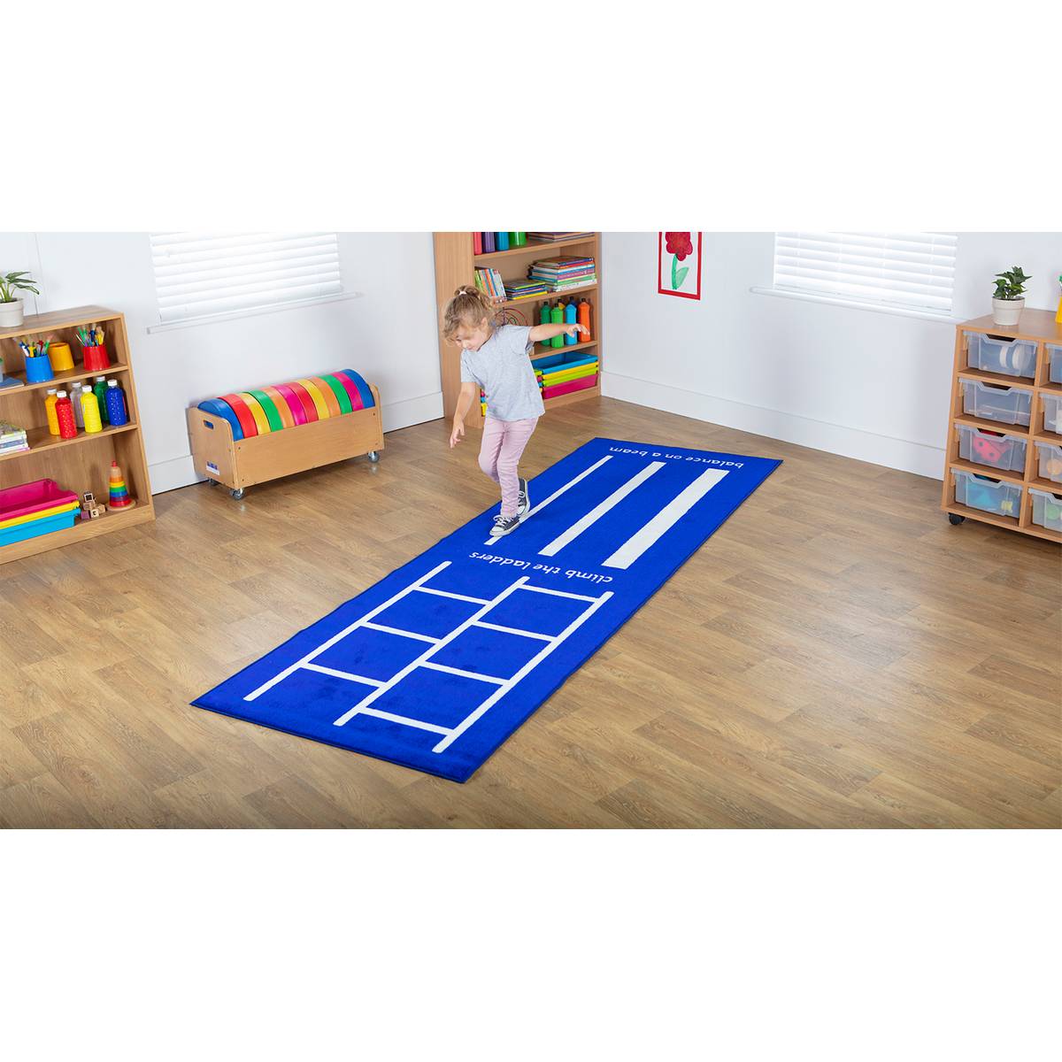 **Activity Carpet 1 3X1M - Balance Beam And Ladders - ABC School Supplies