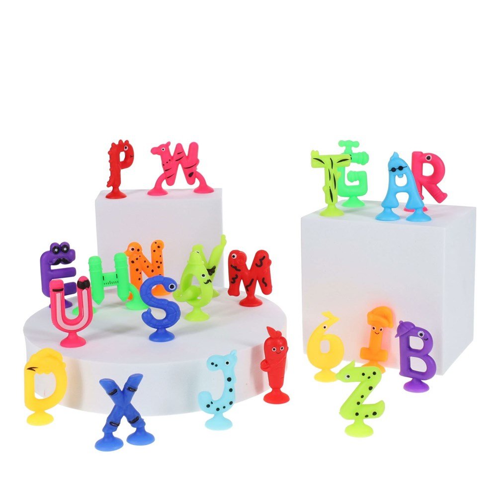 Alphabet Suckers Tub of 41 - ABC School Supplies