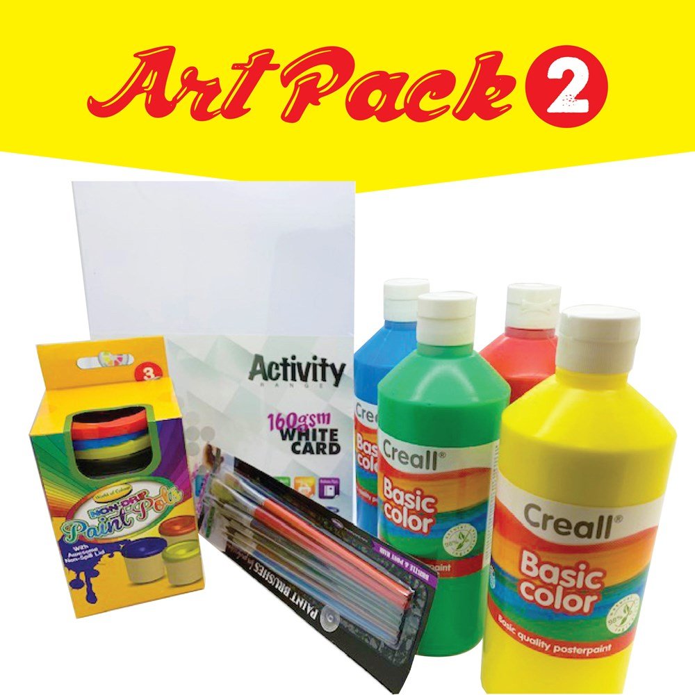 Art And Crafts Pack 2 - Paint And Card - ABC School Supplies