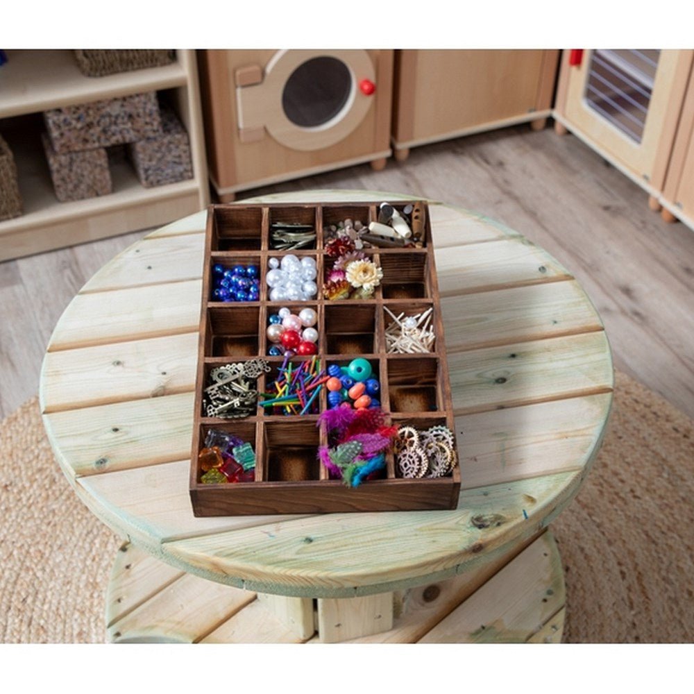 Assorted Wooden Beads Various Shapes / Colours Pk 100 - ABC School Supplies