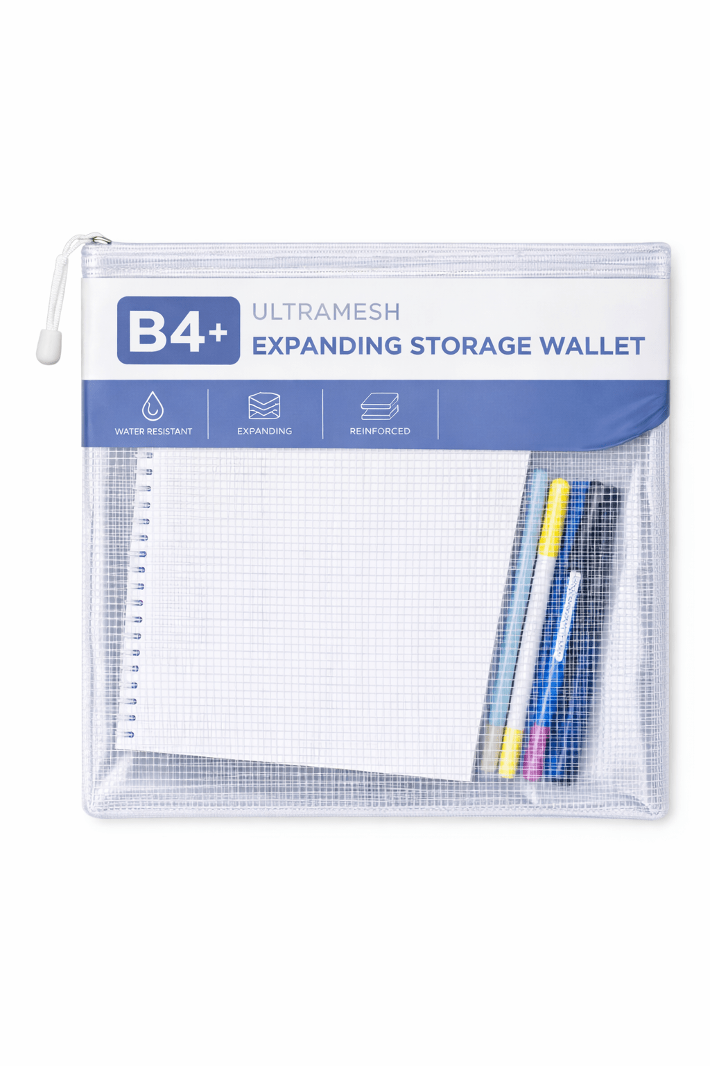 B4+ Ultramesh Expanding Storage Wallet - ABC School Supplies