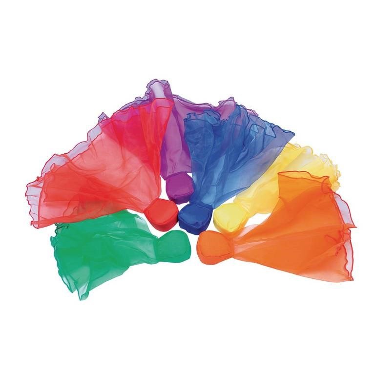 Bean Bag Scarves Pack of 6 - ABC School Supplies