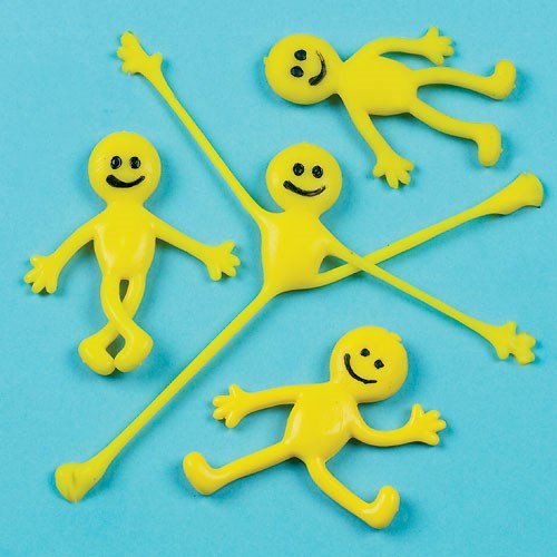 Bendy Smiley Men Pack Of 5 - ABC School Supplies