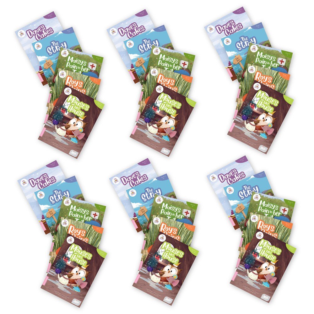 BiDee Phonics Decodable Readers Series 2 Phase 2 - 6 Pack - ABC School Supplies