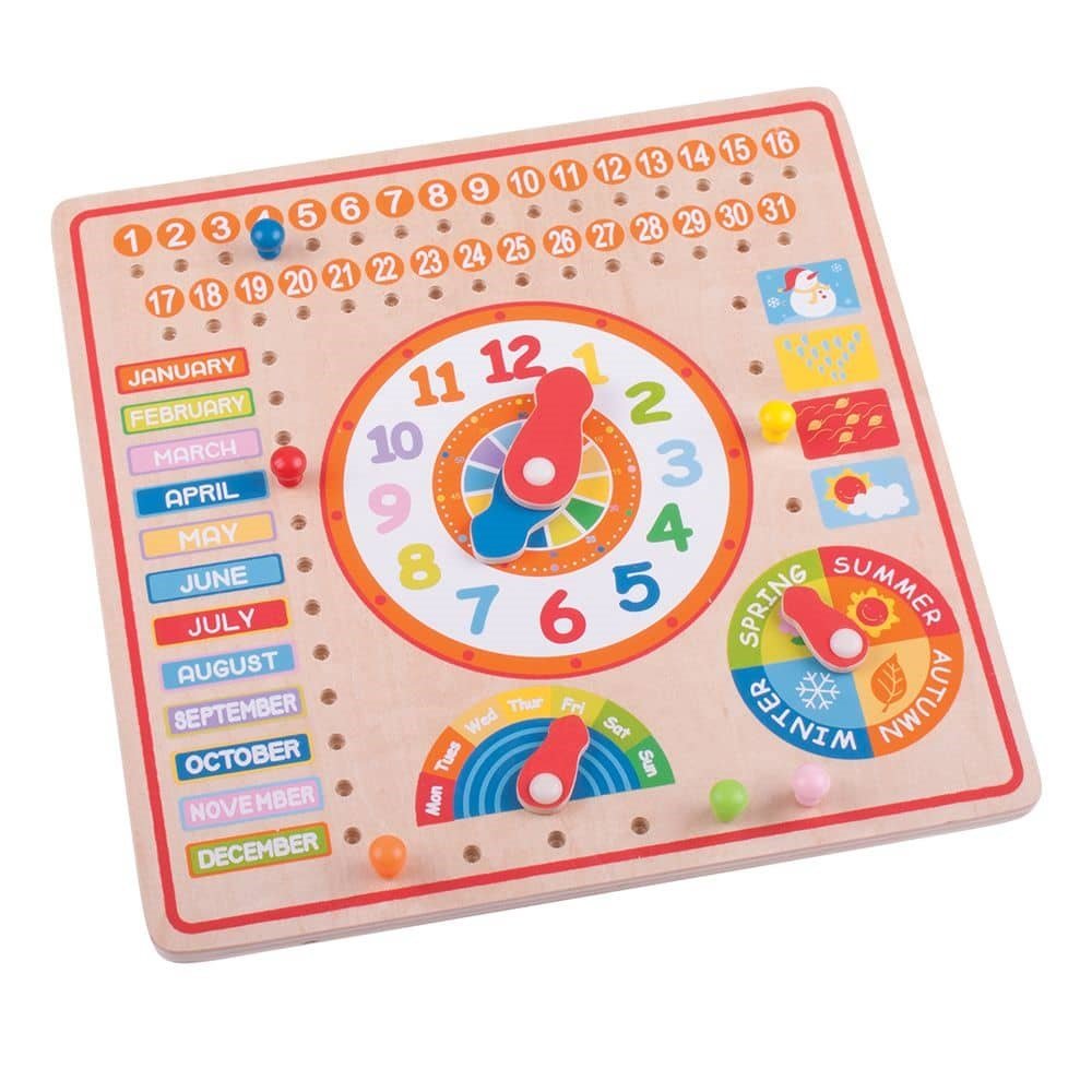 Calendar, Clock Days And Months - ABC School Supplies