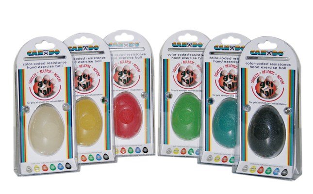 **Cando Gel Squeeze Ball - Large Cylindrical - 6 Piece Set - ABC School Supplies