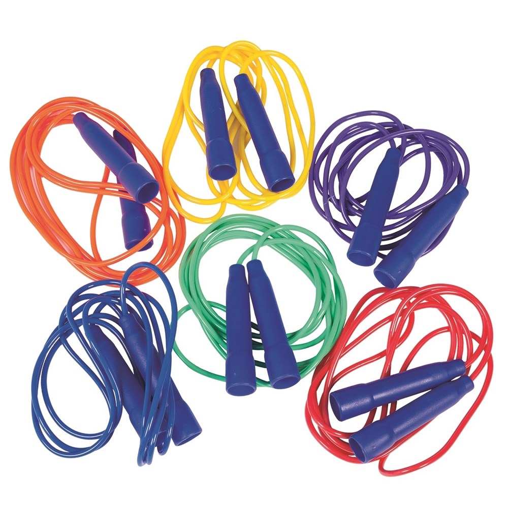 Jump ropes 270cm, Set of 6 colors