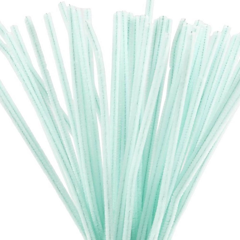 Chenille 30cm - Light Turquoise (50 Pieces) - ABC School Supplies