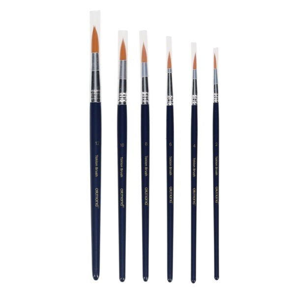 Class Collection Round Taklon Paint Brushes - Pack of 30 - ABC School Supplies