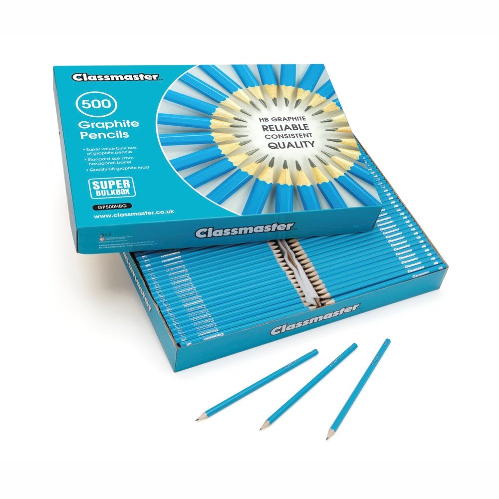 Classmaster Graphite Pencils Hb Pack of 500 - ABC School Supplies