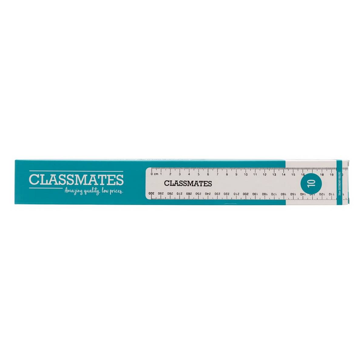 Classmates Double Sided 30Classmates/Mm White Ruler P10 - ABC School Supplies