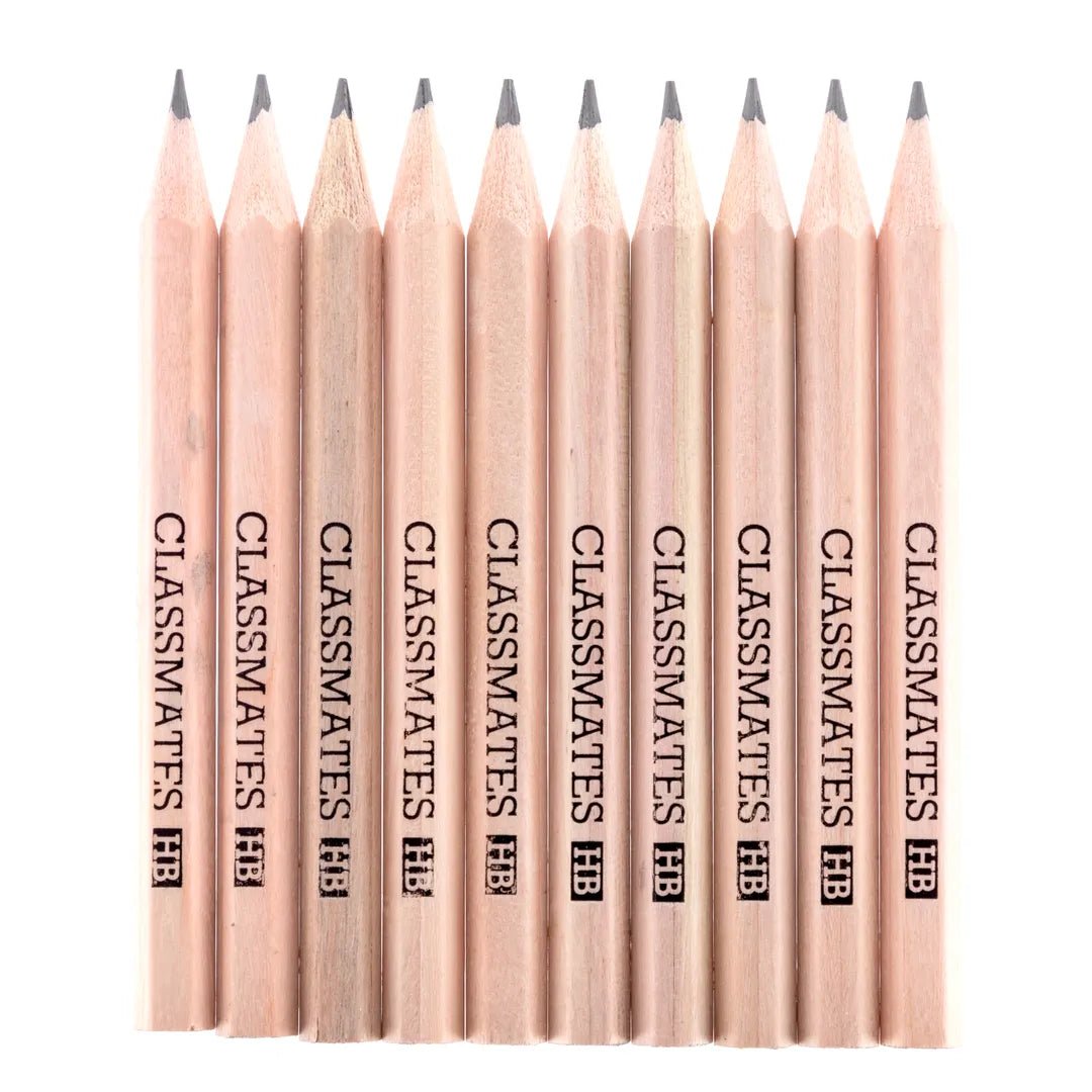 Classmates HB Graphite Half Size Pencils - Pack of 144 - ABC School Supplies