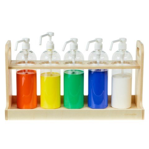 Classmates Paint Dispenser Pots - Pack Of 5 - ABC School Supplies
