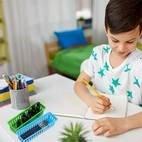 Cleverco Classroom Pencil Tray Holders Pack Of 12 (Asstd Colours) - ABC School Supplies