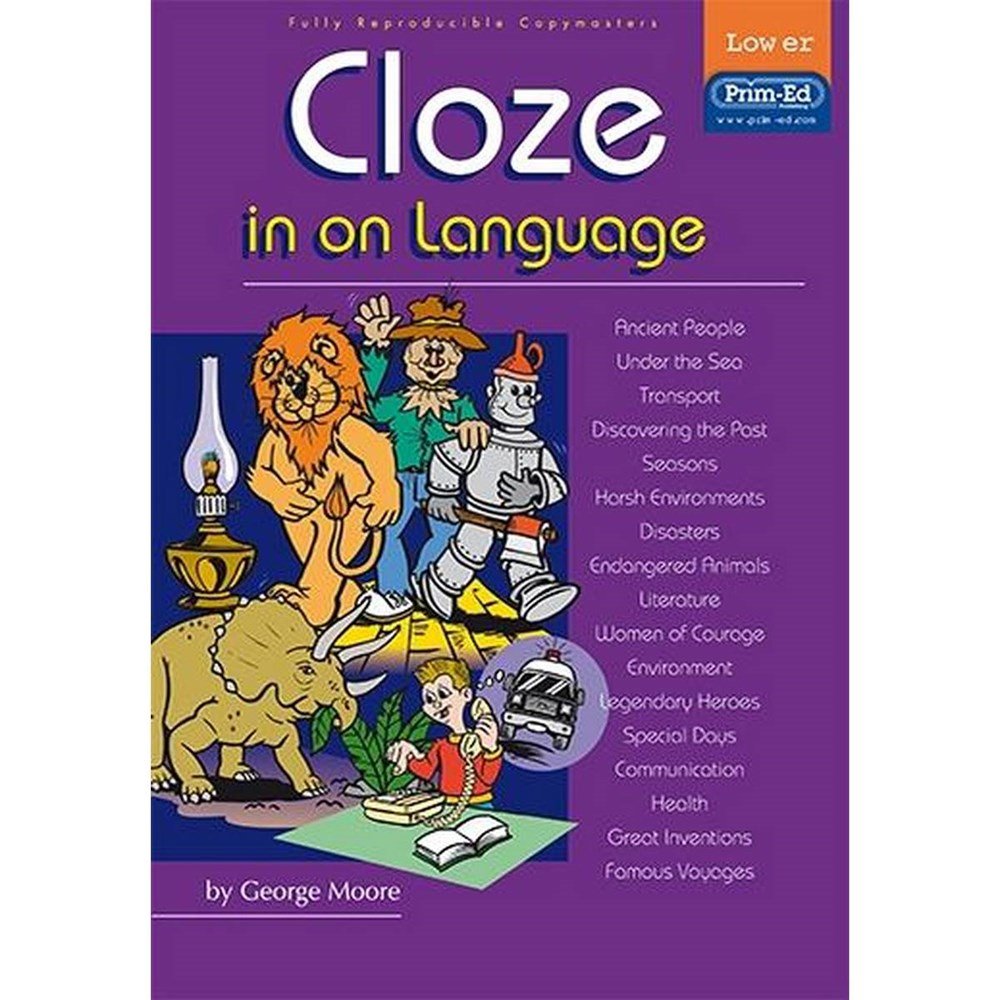 Cloze In On Language Lower - ABC School Supplies