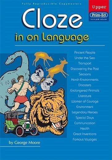 Cloze In On Language Upper - ABC School Supplies