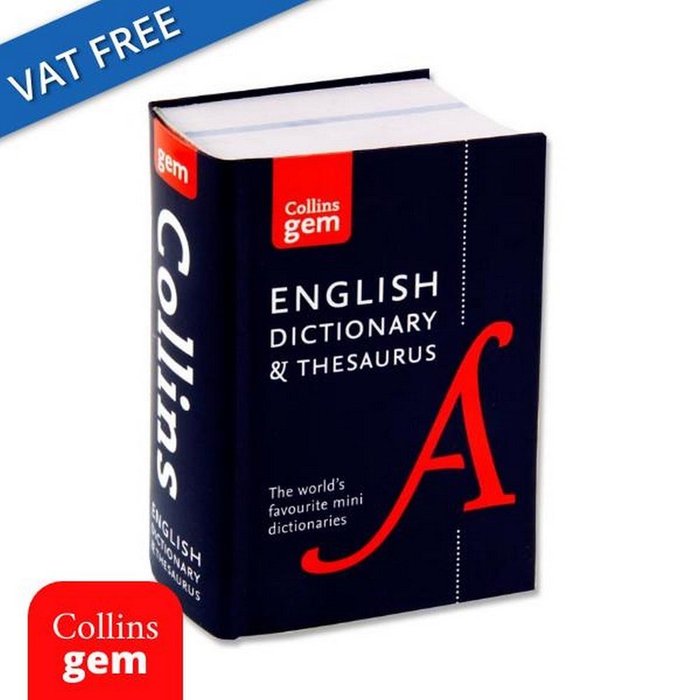 Collins Gem Dictionary & Thesaurus - English - ABC School Supplies