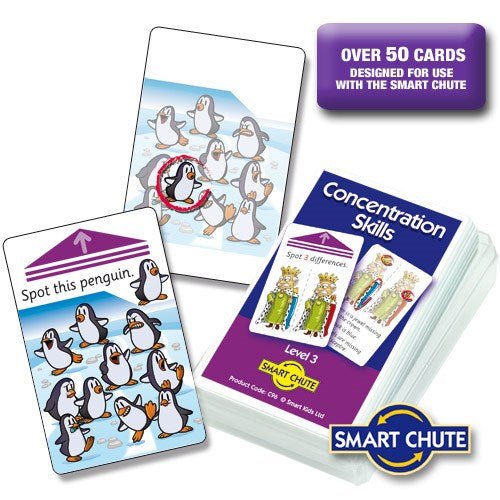 **Concentration Skills Level 3 Chute Cards - ABC School Supplies
