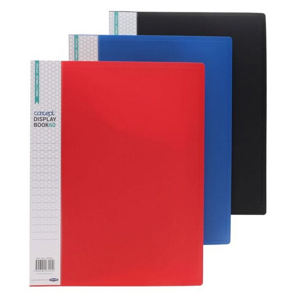 Concept A4 60 Pocket Display Book - ABC School Supplies
