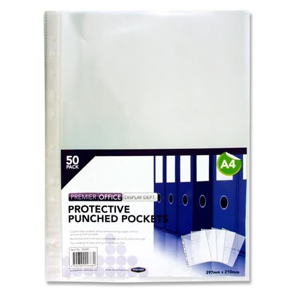 Concept A4 Polypockets Pack Of 50 - ABC School Supplies