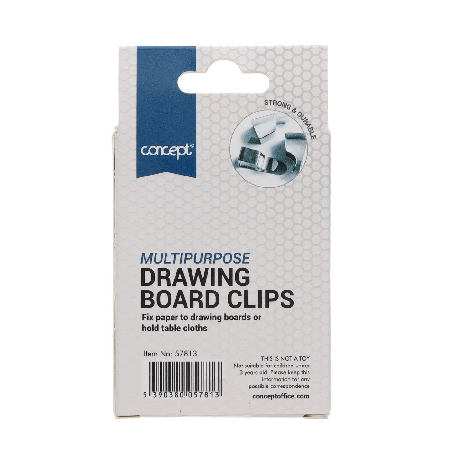 Concept Drawing Board Clips Pack Of 4 - ABC School Supplies