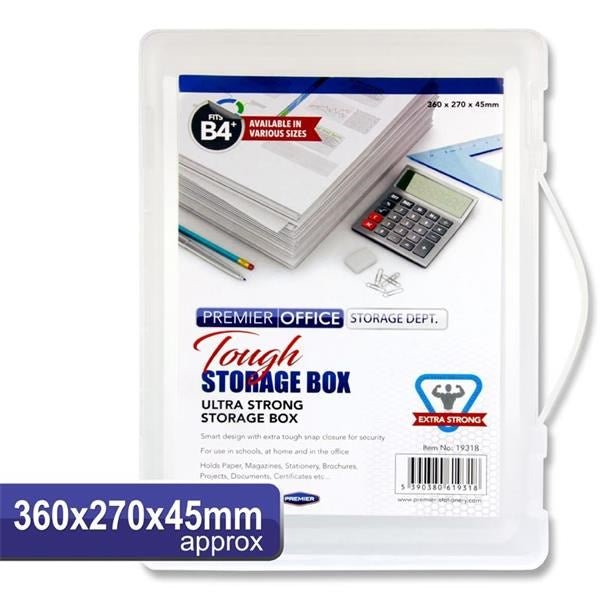 Concept Extra Tough Storage Box B4+ 360X270X45mm - ABC School Supplies
