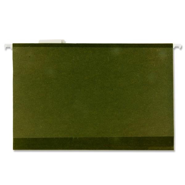 Concept Foolscap Reinforced Suspension Files - Green - Pack of 5 - ABC School Supplies