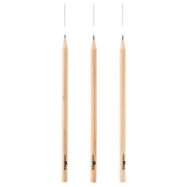 Concept Green Pkt.3 Hb Pencil With Eraser Ruler & Sharpener - ABC School Supplies