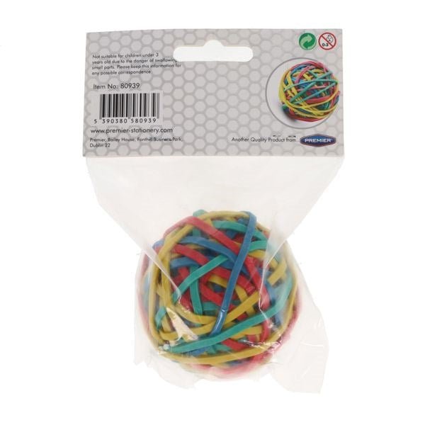 Concept Rubber Ball Of Elastic Bands 100G - ABC School Supplies