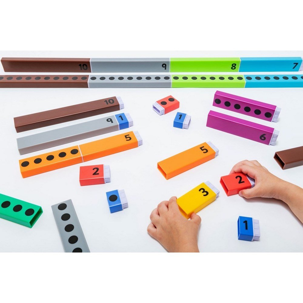Connecting Number Rods 128 Piece Set - ABC School Supplies
