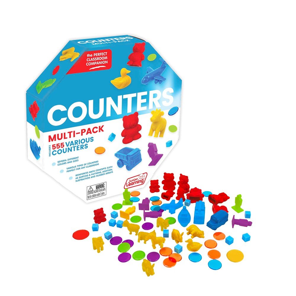 Counters Value Multipack of 555 Pieces - ABC School Supplies