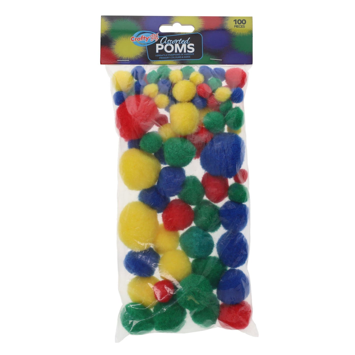 Crafty Bitz Pom Poms - Pack Of 1200 - ABC School Supplies
