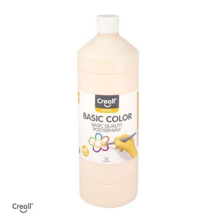**Creall 1 Litre Bottle Poster Paint Flesh - ABC School Supplies