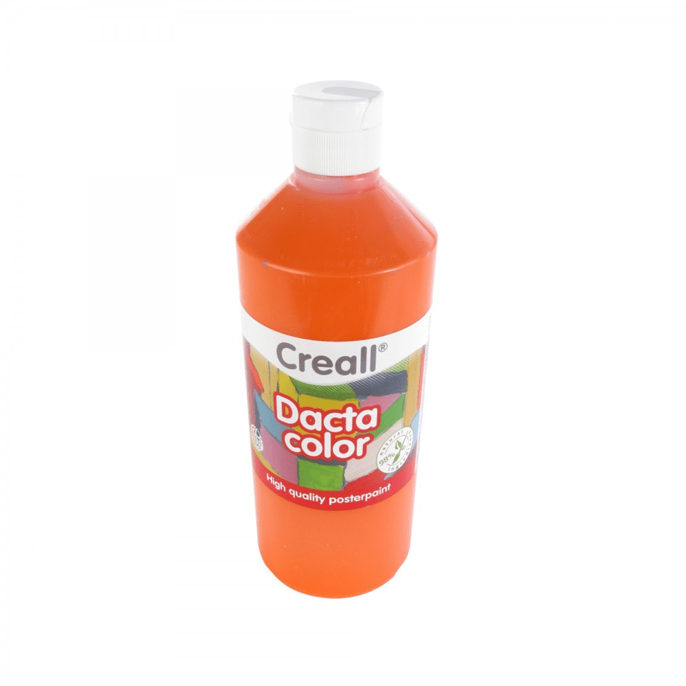 Creall 500Ml Bottle Poster Paint - Orange - ABC School Supplies