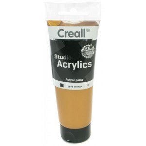 Creall Studio Acrylic - 120Ml Tube Gold - ABC School Supplies