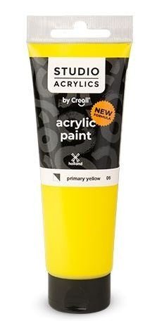 Creall Studio Acrylic - 120Ml Tube Primary Yellow - ABC School Supplies