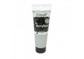 Creall Studio Acrylic - 120Ml Tube Silver - ABC School Supplies