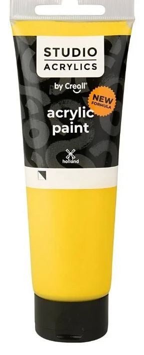 Creall Studio Acrylic - 120Ml Tube Warm Yellow - ABC School Supplies
