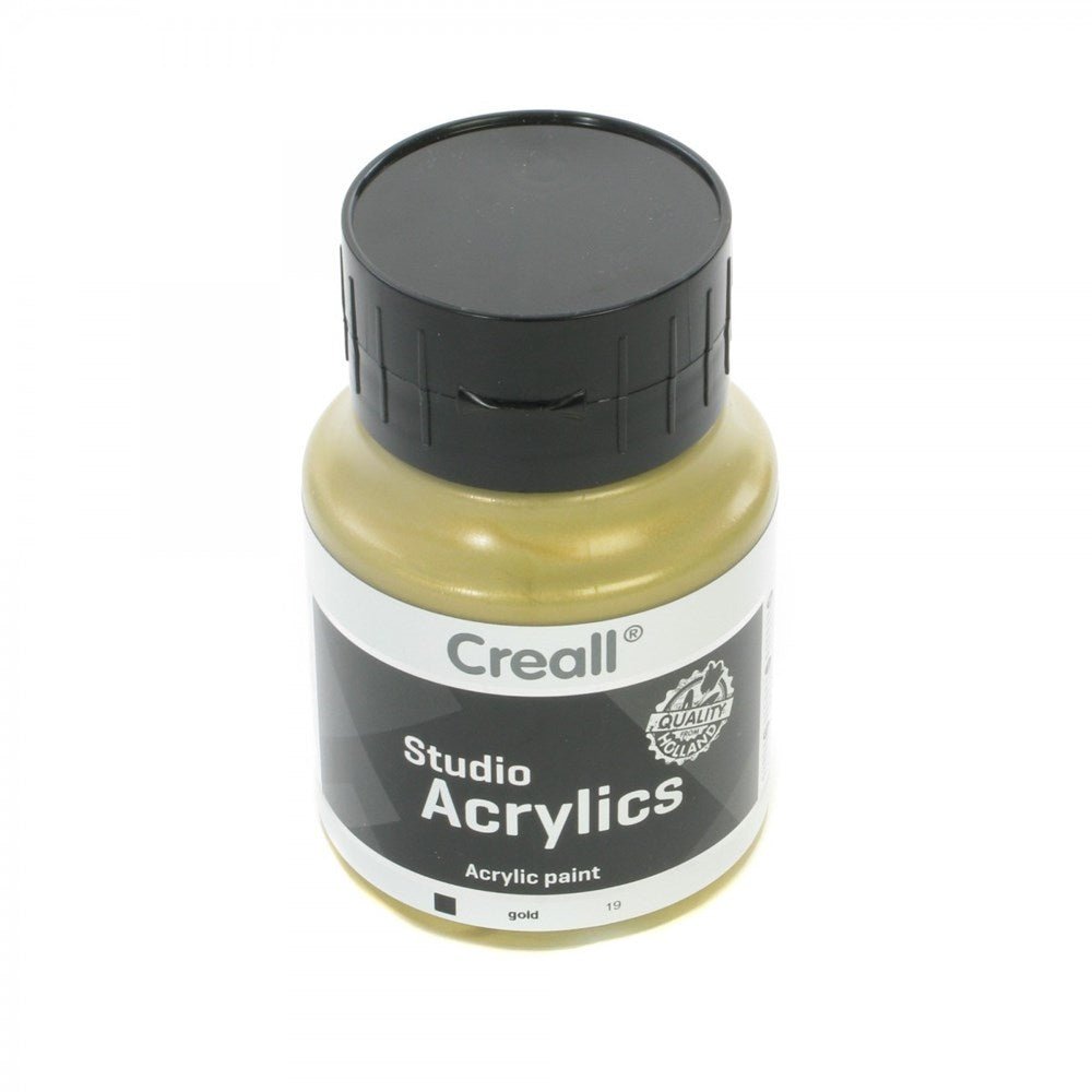 Creall Studio Acrylic 500Ml - Gold - ABC School Supplies