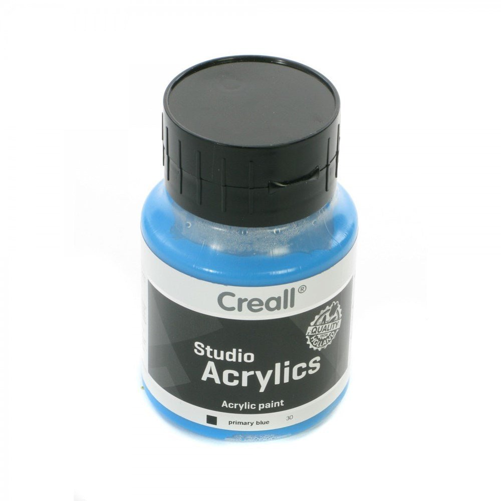 **Creall Studio Acrylic 500Ml - Primary Blue - ABC School Supplies