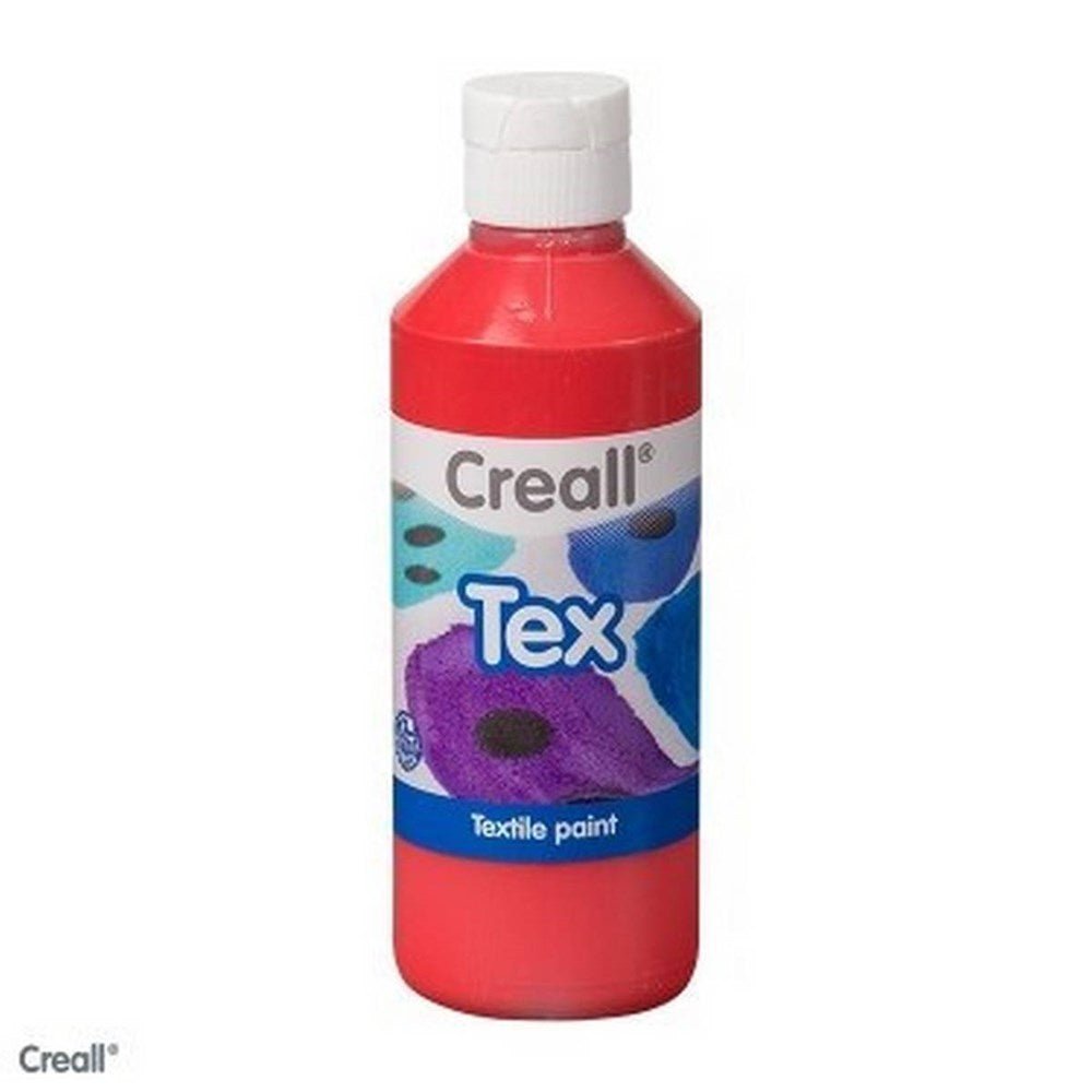 Creall Textile Paint - 250Ml Red - ABC School Supplies