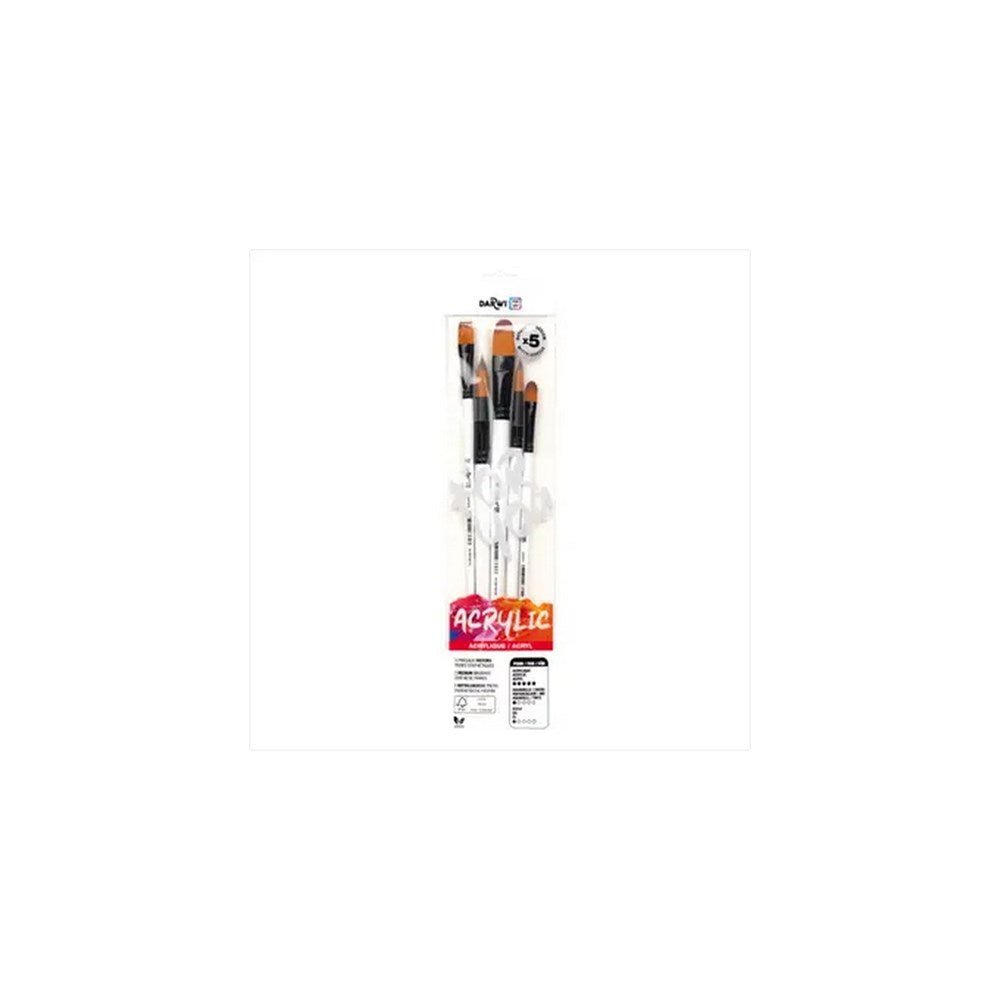 Darwi DFY Set of 5 thick brushes - ABC School Supplies