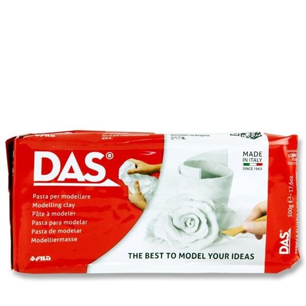 Das 1/2Kg White Air Hardening Modelling Clay - ABC School Supplies