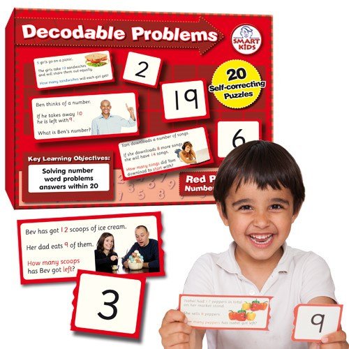 **Decodeable Word Problems (Four Operations) To 20 - ABC School Supplies