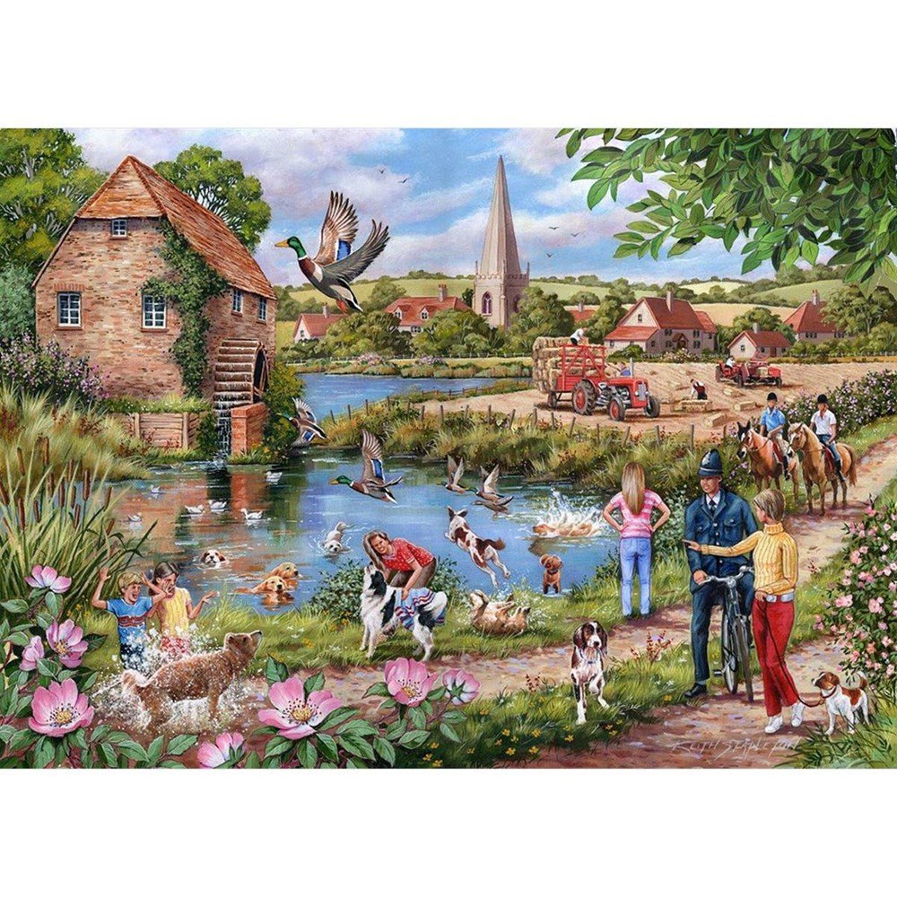 Doggy Paddle - 1000 Piece Jigsaw Puzzle - ABC School Supplies