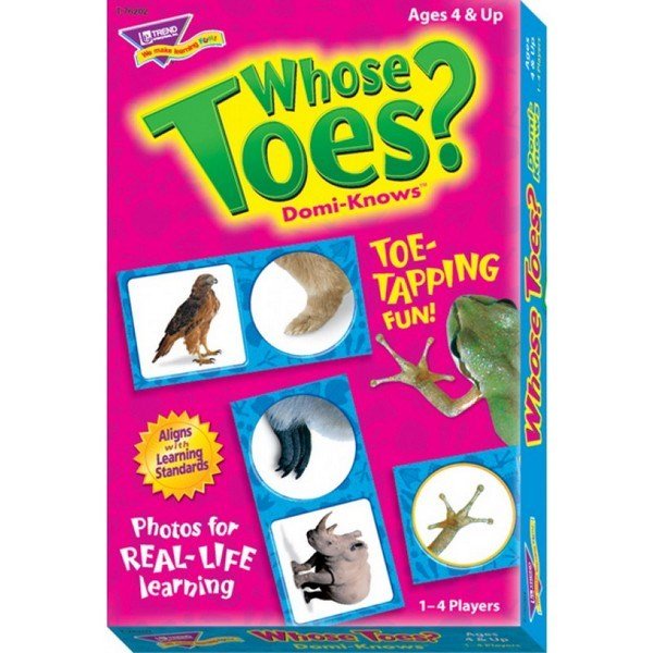 **Domi-Knows Whose Toes? Children's Game - ABC School Supplies