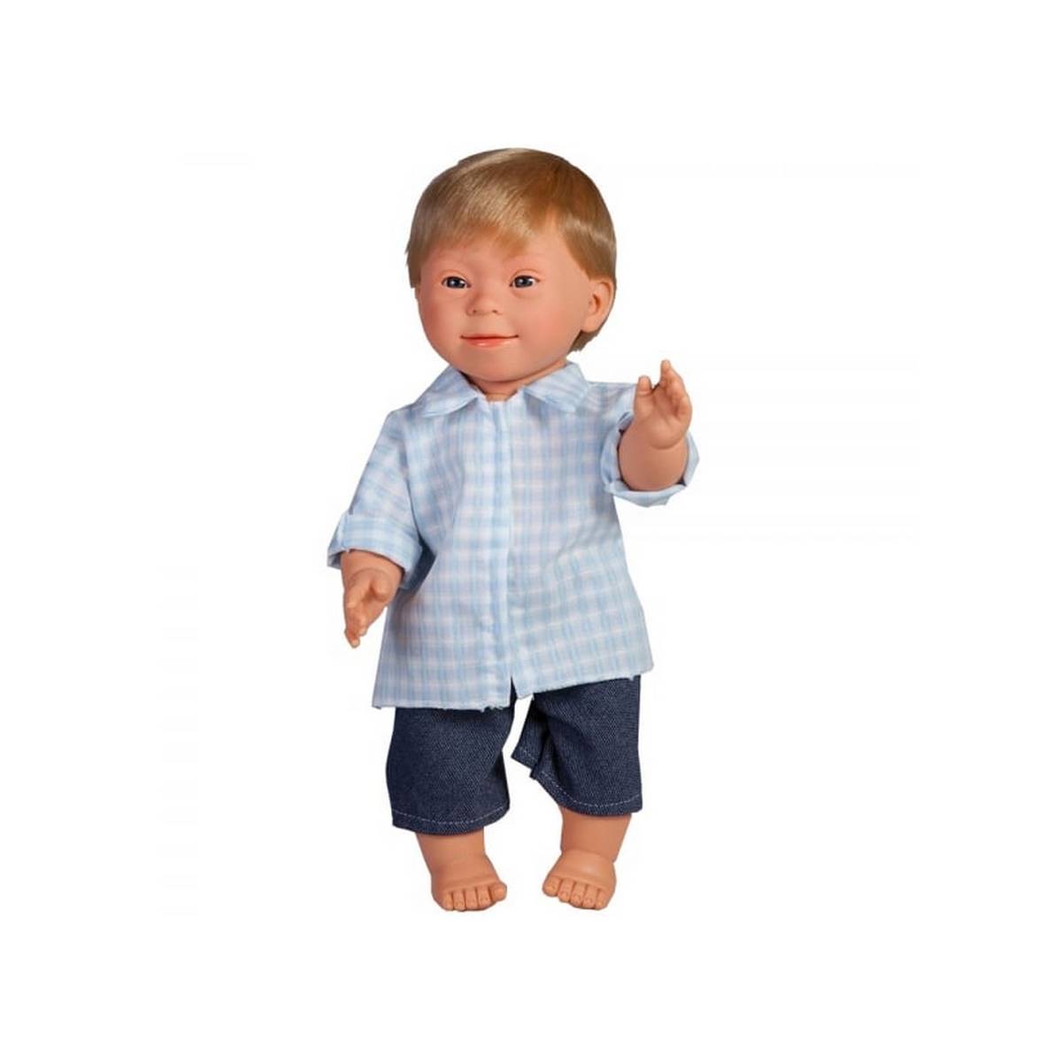 **Down Syndrome Dolls - Blonde Boy - ABC School Supplies